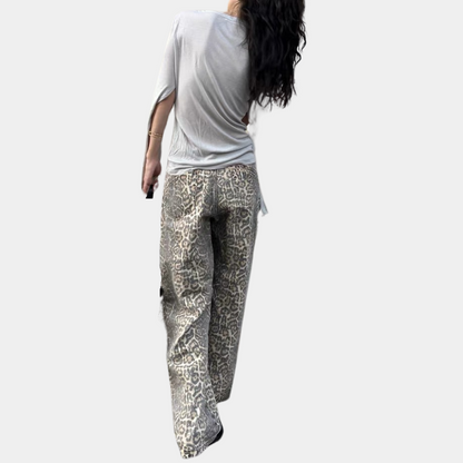 Fashionable Leopard Jogger Pants