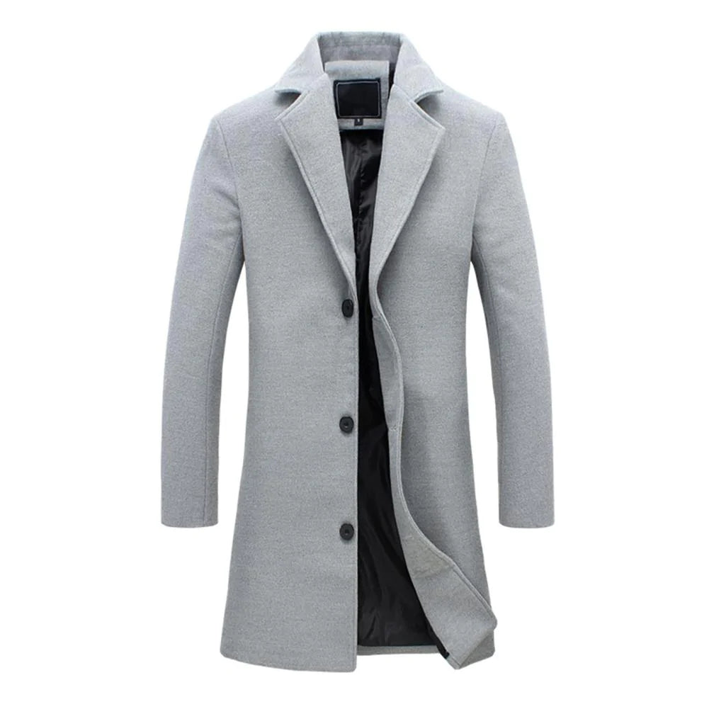 Classic Waterproof Mens Overcoat | Insulated