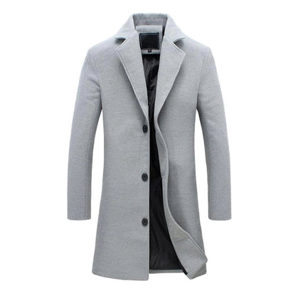 Classic Waterproof Mens Overcoat | Insulated