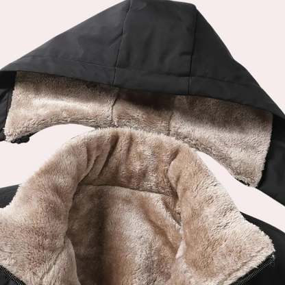 Warm Mens Quilted Puffer Coat