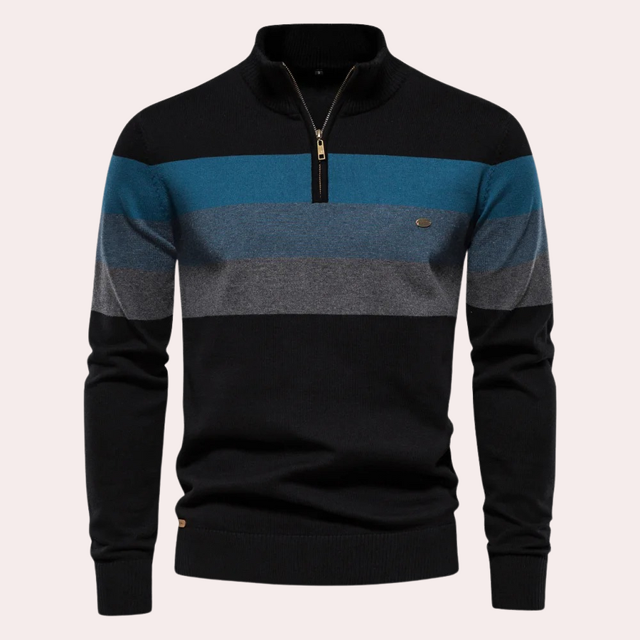 Men's Classic Stripe Pullover Sweater