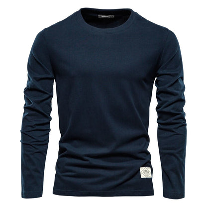 Casual Long Sleeve Tee Shirt for Men Classic