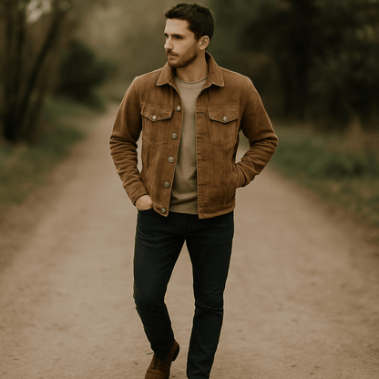 Casual Fit Mens Denim Jacket