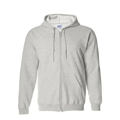 Relaxed Fit Zipper Hoodie for Men