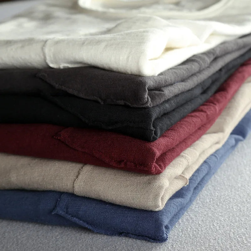 Classic Casual Long Sleeve Crew Top