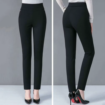 Comfortable High-Waist Stretchy Pants