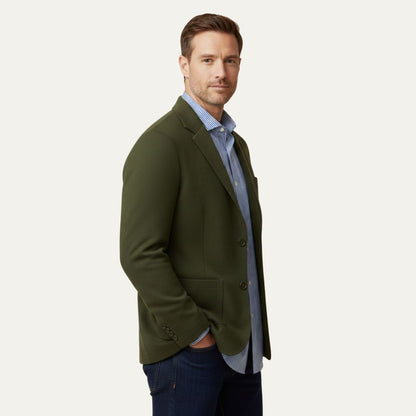 Classic Light Grey Suit Jacket for Men