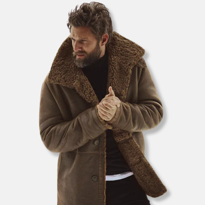 Casual Wool Mid Length Parka Coat