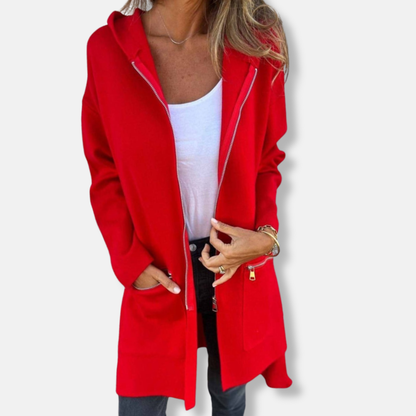 Plush Large Zip Up Hoodie Cardigan