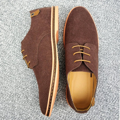Luxury Suede Leather Oxford Dress Shoes