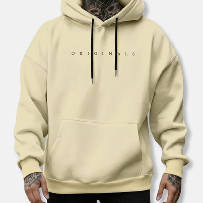 Comfortable Mens Hoodie with Drawstring and Pockets
