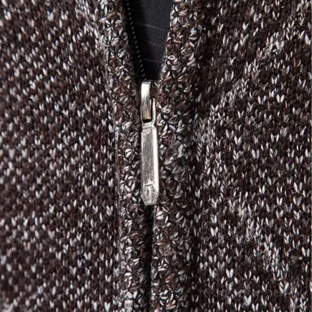 Cozy Men's Diamond Pattern Fleece Cardigan Jacket
