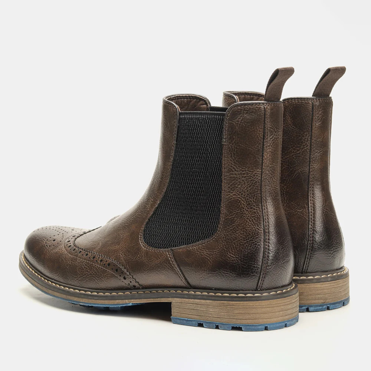 Luxury Men's Leather Ankle Chelsea Boots