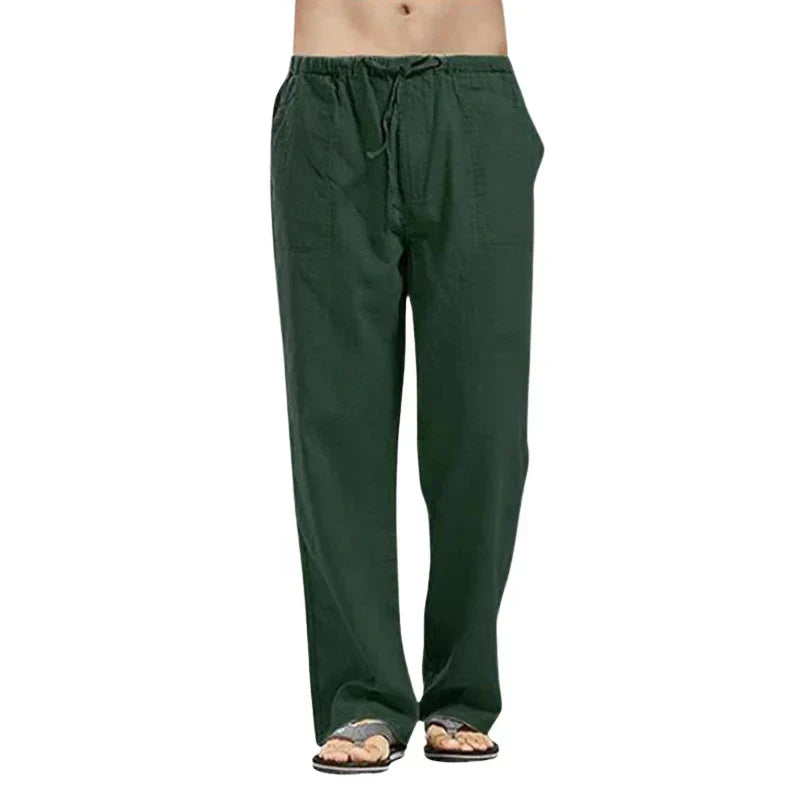 Comfortable Linen Casual Men's Pants Loose Fit