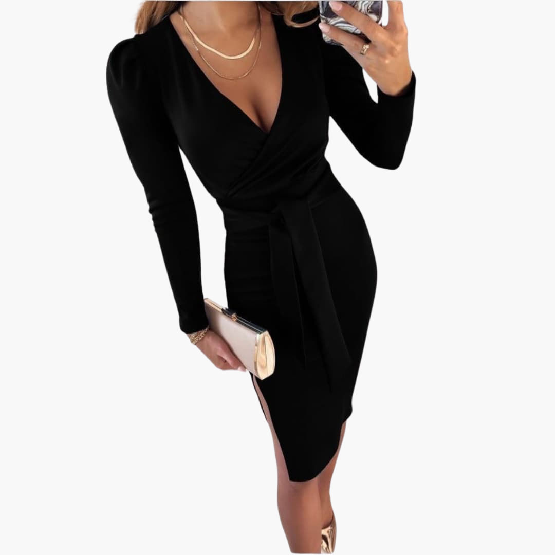 Casual V Neck Summer Dress with Adjustable Straps