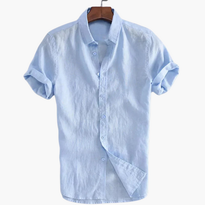 Relaxed Fit Mens Short Sleeve Shirt