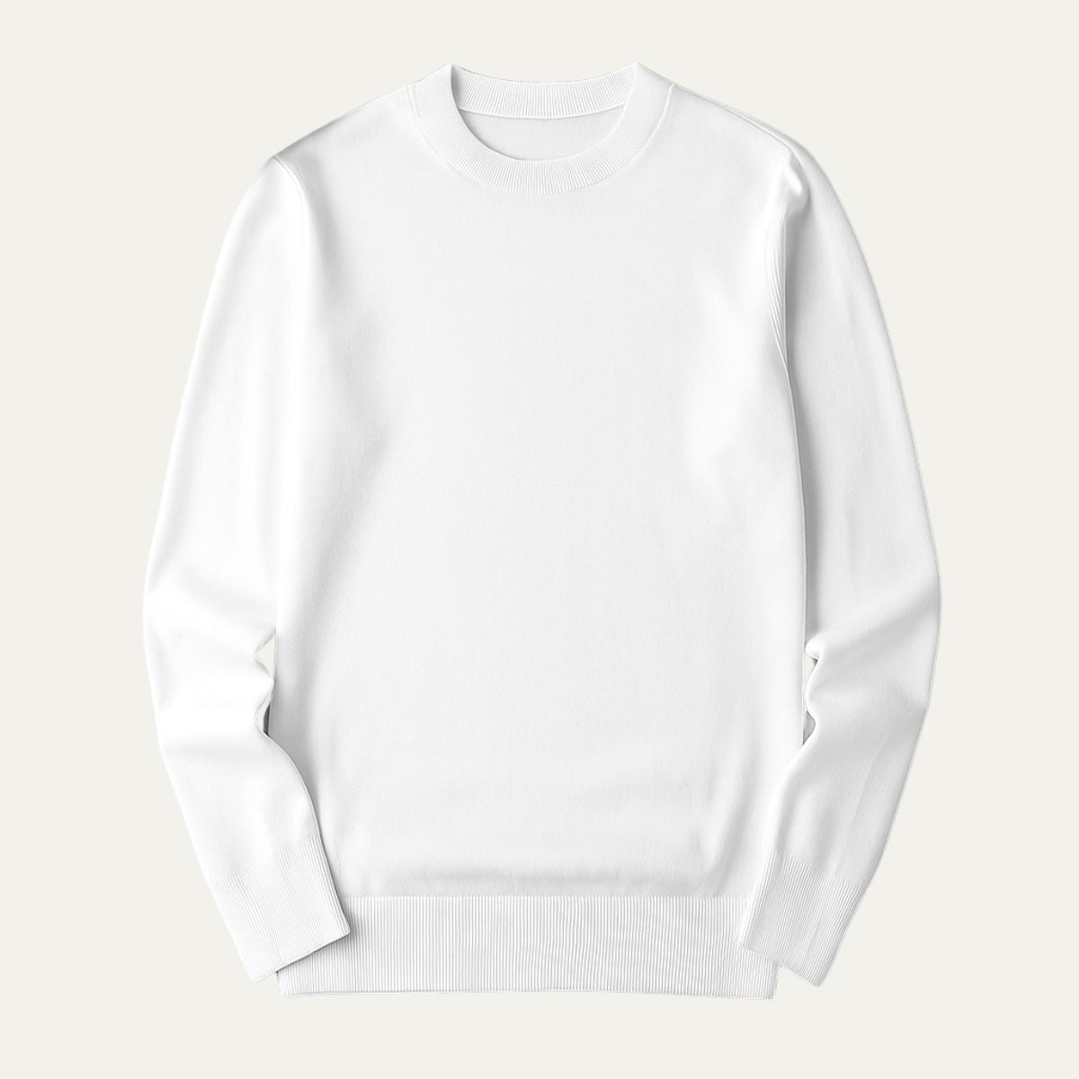 Soft Relaxed Fit Crew Sweater