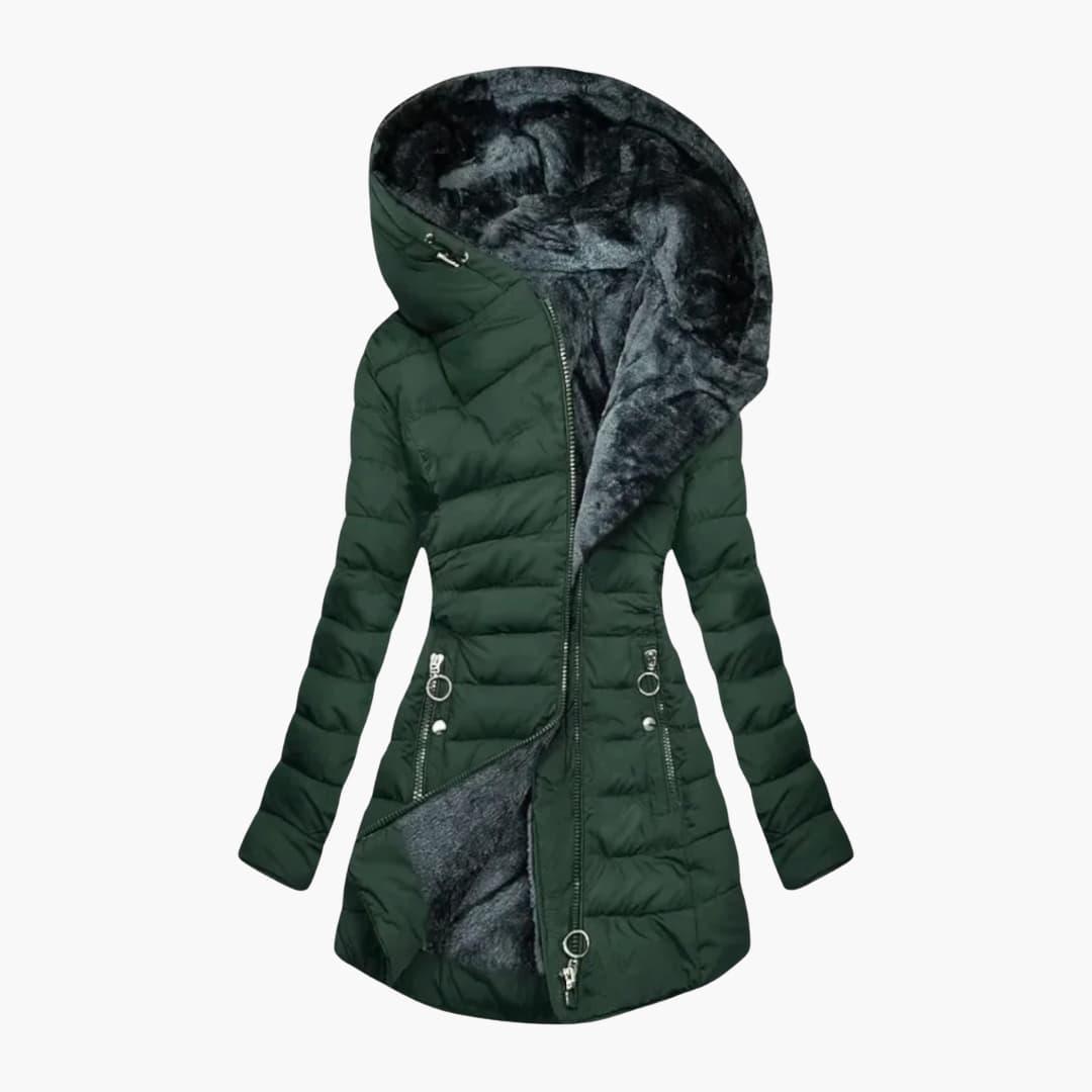 Soft Women's Parka Jacket for Cold Weather
