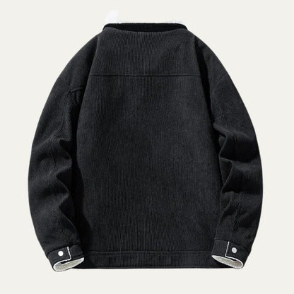 Warm Corduroy Fleece Lined Mens Jacket