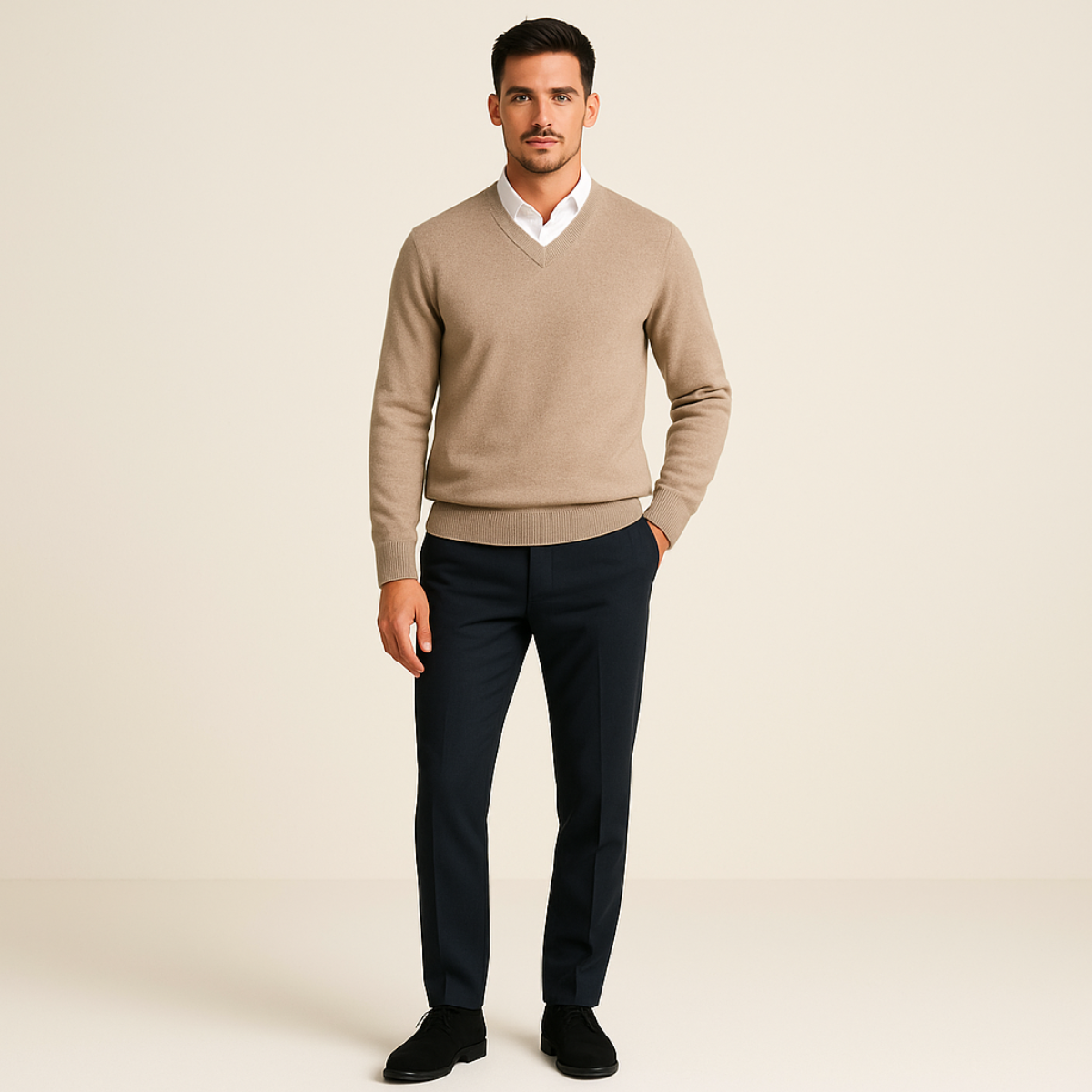 Luxurious Men's Soft Cashmere Sweater