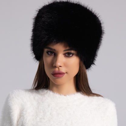 Warm Faux Fur Beanie Hat