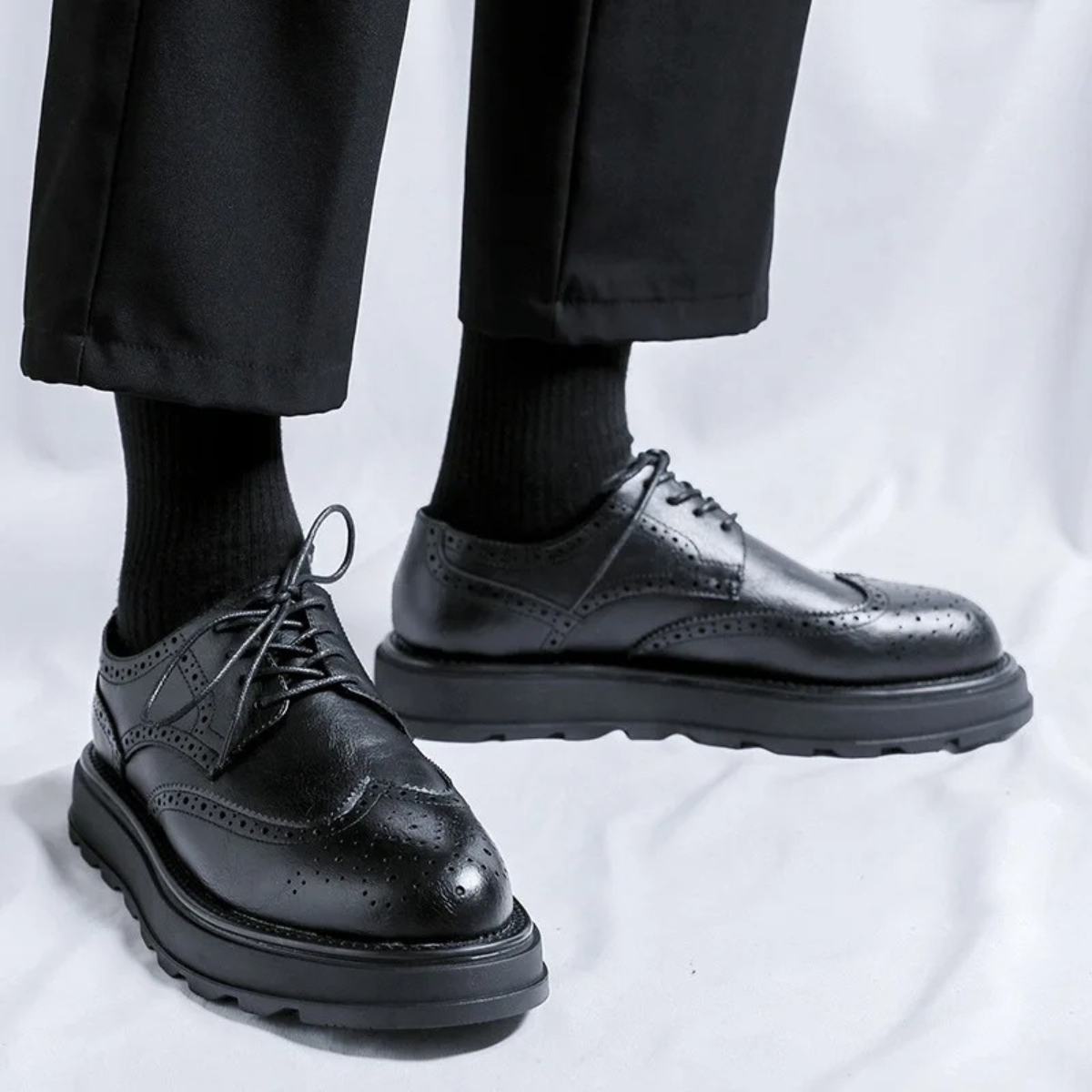 Luxury Mens Genuine Leather Oxford Shoes