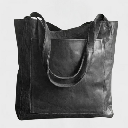 Elegant Faux Leather Tote Bag for Women