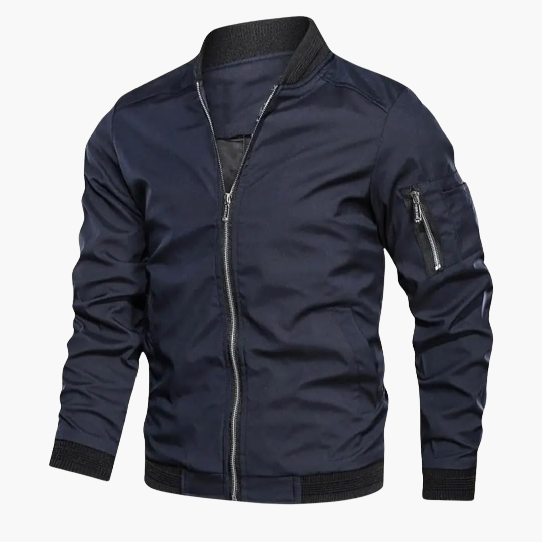 Slim Fit Casual Bomber Jacket