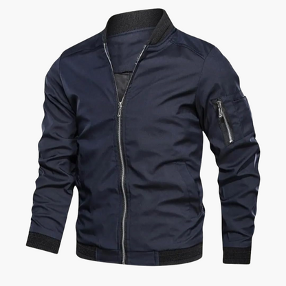 Slim Fit Casual Bomber Jacket