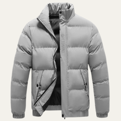 Insulated Men's Puffer Parka - Thick Warm Winter Coat