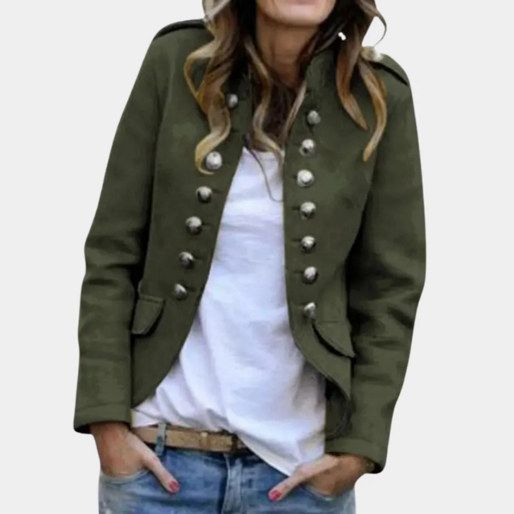 Classic Ladies Long Wool Trench Coat