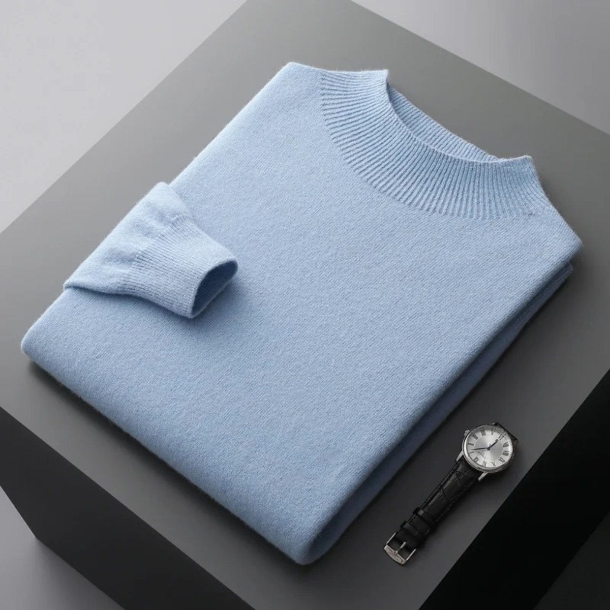 Classic Men's Simple Crew Neck Knit Sweater