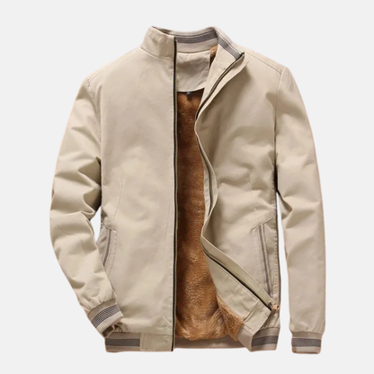 Casual Men's Zip Up Fleece Jacket