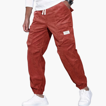 Comfortable Mens Corduroy Trousers with Pockets