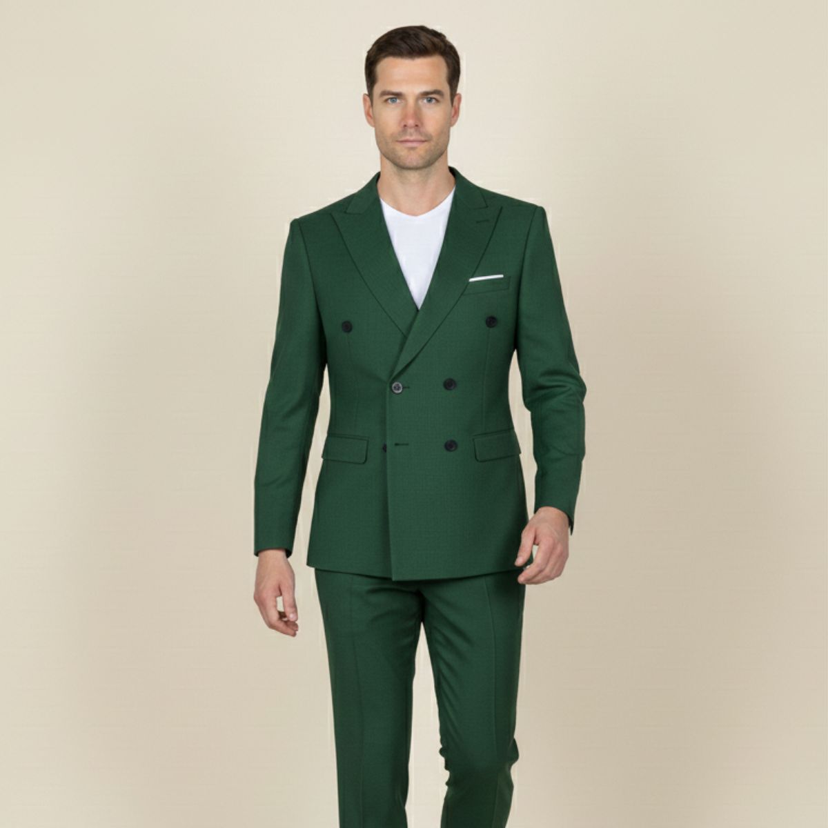 Slim Fit Men's Navy Blue Blazer Suit Jacket