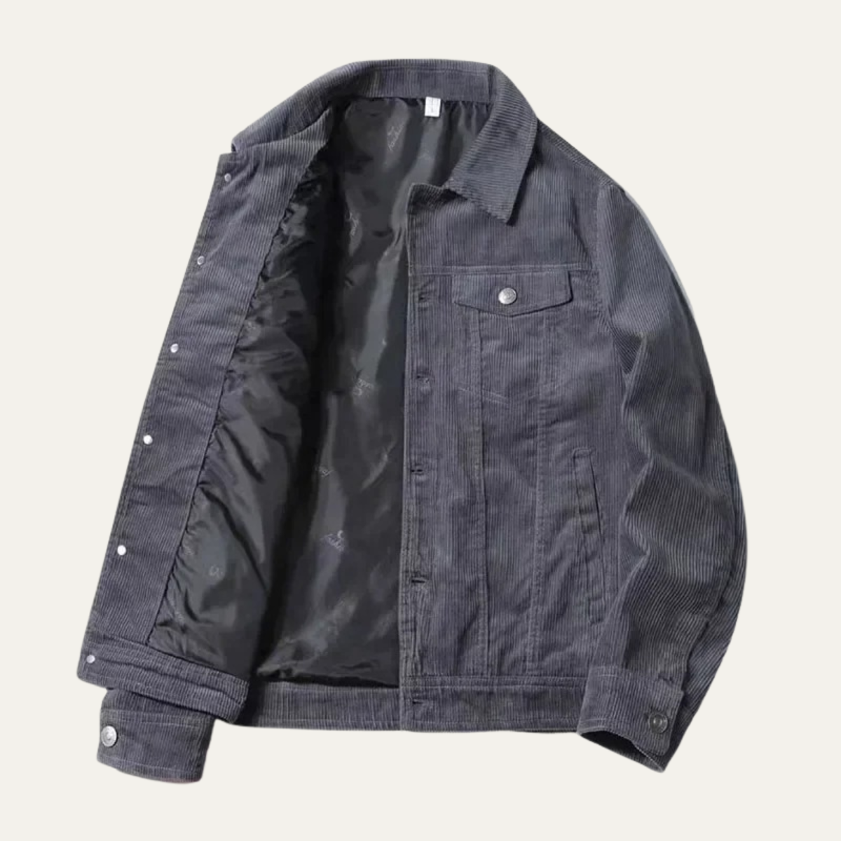 Classic Mens Corduroy Button Down Jacket