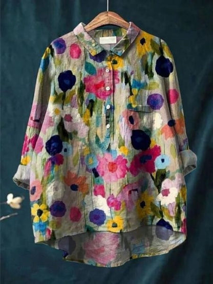 Pretty Flower Women Blouse