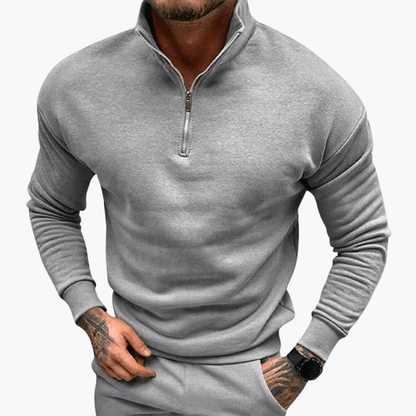 Soft Men's Fleece Zip-Up Jacket