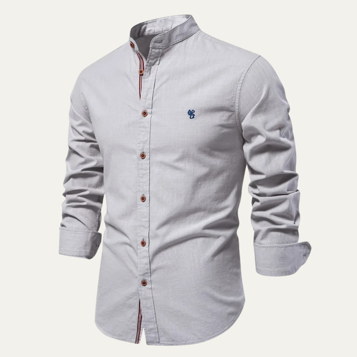 Classic Mens Slim Fit Casual Dress Shirt