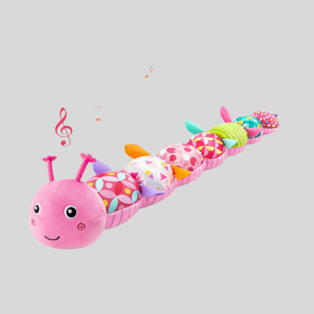 Soft Toy Caterpillar Baby Rattle - Olytrend