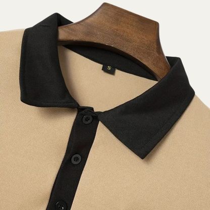 Classic Men's Slim Fit Knit Polo Sweater