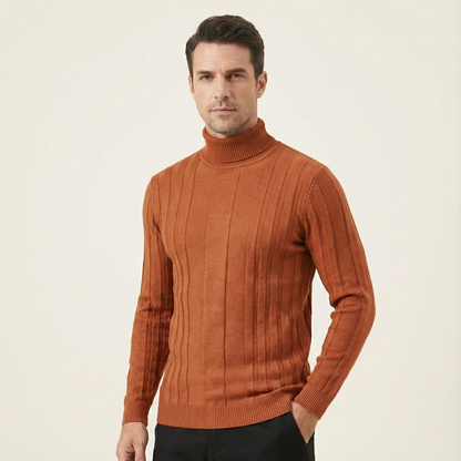 Men's Classic Fit Knitted Crew Neck Sweater