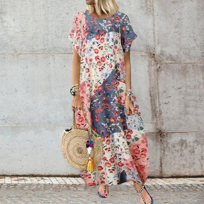 Comfy Floral Maxi Dress for Women