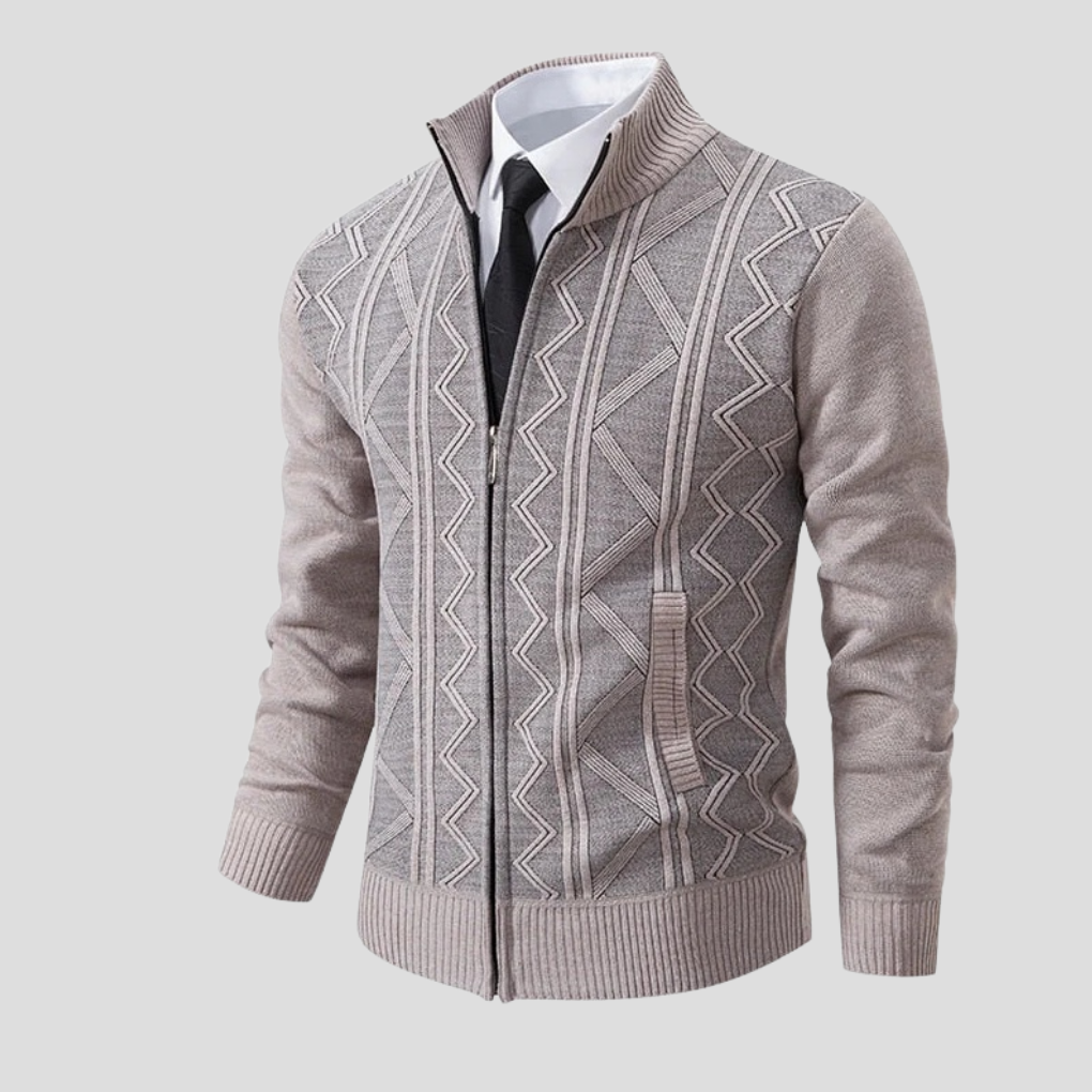 Cozy Mens Sweater Cardigan Layering Top