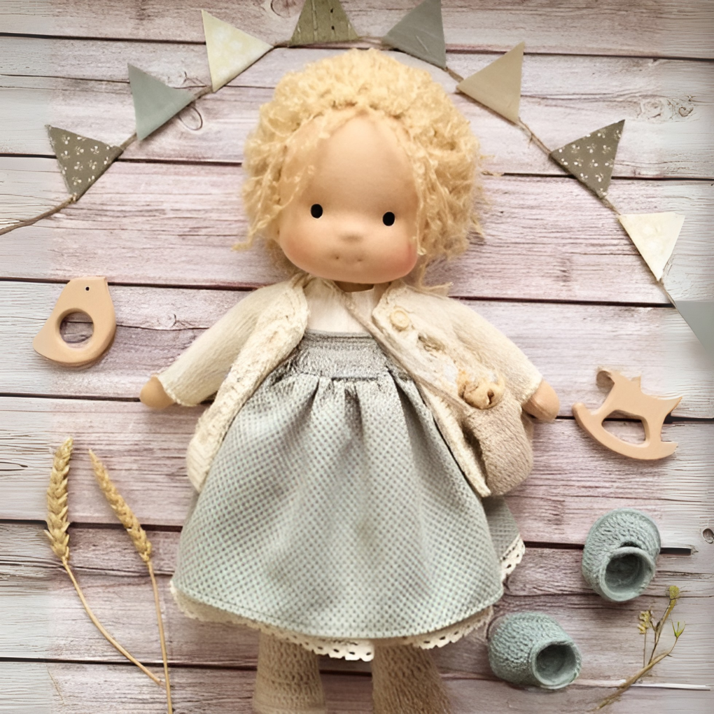 Soft Plush Artisan Teddy Doll
