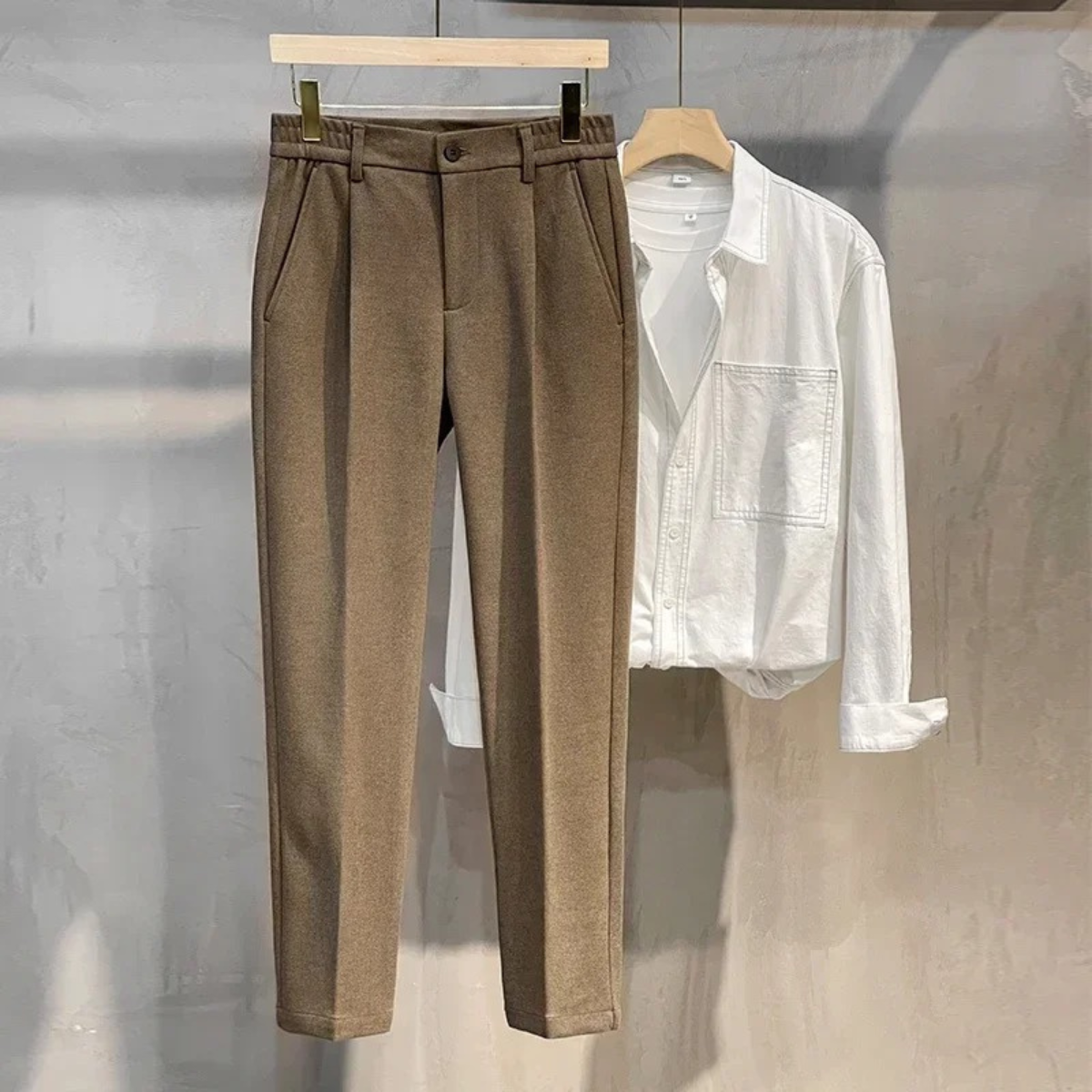Slim Fit Men's Tailored Dress Pants