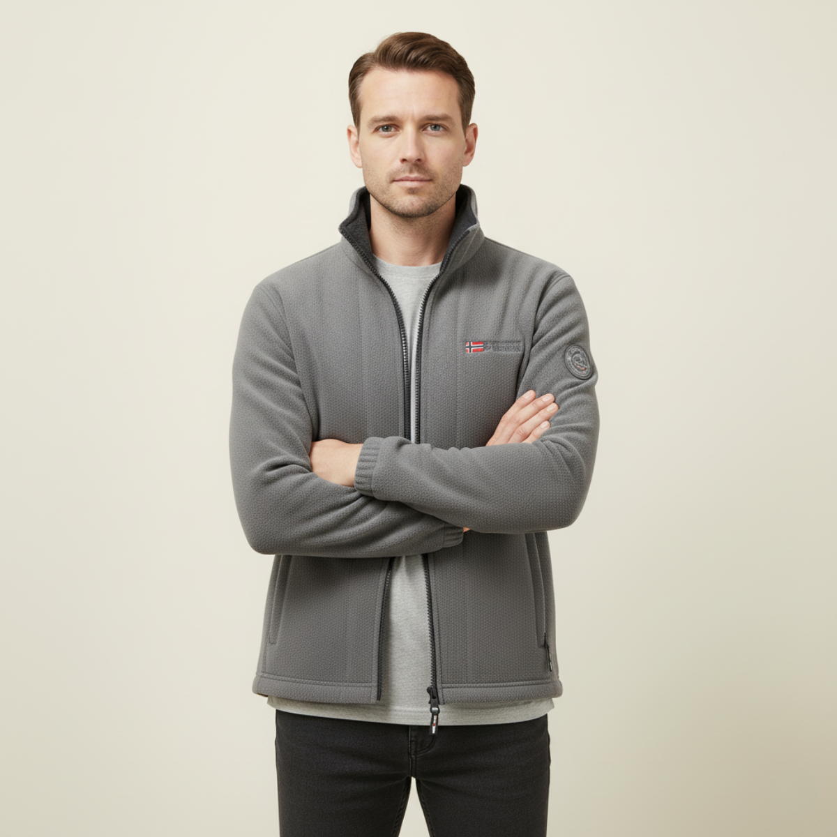 Thermal Insulated Fleece Men's Outdoor Winter Coat