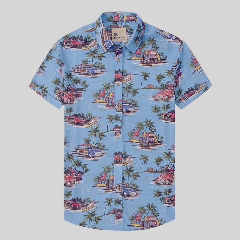 Casual Loose Fit Floral Summer Shirt