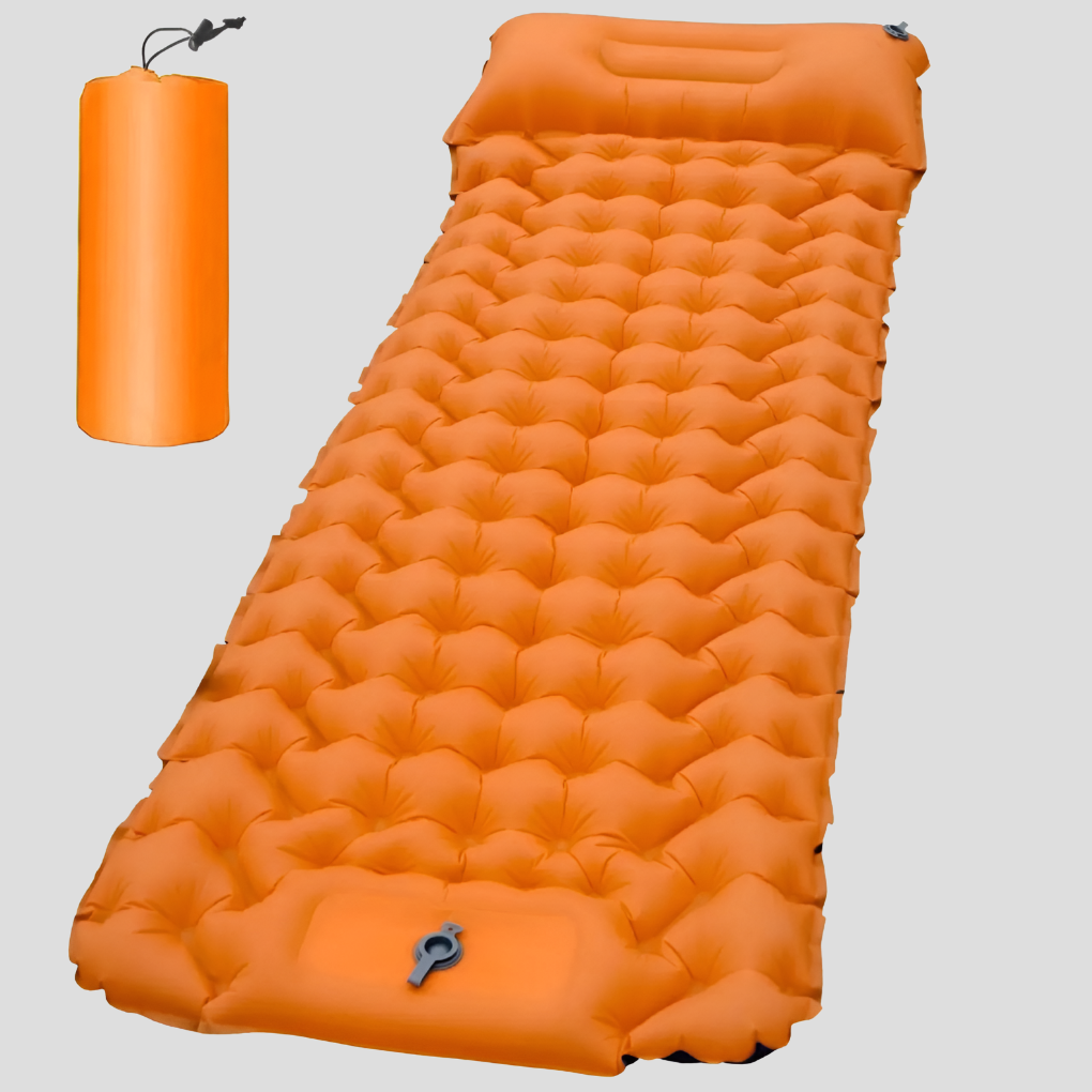 Comfortable Air Bed with Integrated Pillow