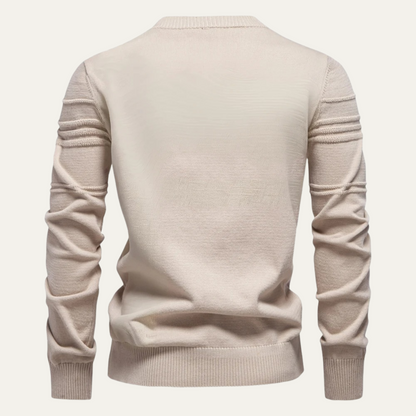 Classic Fit Men's Crew Neck Wool Sweater